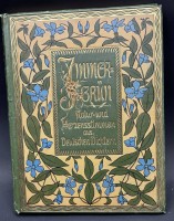 Auktion 367<br>"Immergr&uuml;n" Natur-und Herzensstimmen aus Deutschen Dichtern, mit Widmungsschild von 1908