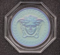 Auktion 367 / Los 10002 <br>Glasuntersetzer, Rosenthal, Versace, orig. Karton, ca. D-10,7cm