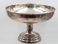 Auktion 367<br>gr. Tafelaufsatz, silberfarben, ungemarkt, H-20,5cm D-30,8cm