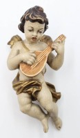 Auktion 367 / Los 15032 <br>musizierender Wand-Putti, ca. L-24cm