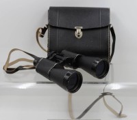 Auktion 367<br>Fernglas, N.K.C., 7 x 50 LS Spezial-Nachtglas, Optik klar, Geh&auml;use mit Gebrauchsspuren, in Tasche
