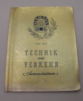 Auktion 367 / Los 3006 <br>Sammelalbum, Technik und Verkehr, kompl., Altersspuren