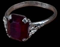 Auktion 367<br>alter Silberring, Sterling -925- Silber, Tragespuren, RG 51, 2 gr