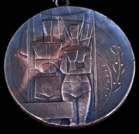 Auktion 367<br>Kupfer?-Medaille, einseitig, D-5 cm