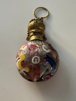 Antike Murano-Parf&uuml;mflasche: Giacomo Franchini &amp; Pietro Bigaglia (19. Jh.)