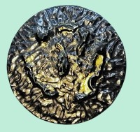 Auktion 367<br>runde Silber-925- Brosche bzw. Anh&auml;nger, Handarbeit, D-ca. 3 cm, 10,9 gr.