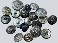 Auktion 367<br>ca. 20 alte Marinekn&ouml;pfe, unterschiedlich