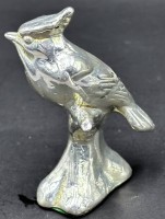 Auktion 367<br>Vogel, Silber-925-, H-6 cm, 24 gr. (wohl gef&uuml;llt)