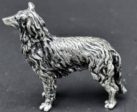 Auktion 367 / Los 11030 <br>stehender Sch&auml;ferhund, Silber, h-4 cm, 26 gr