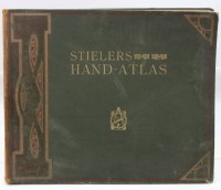 Auktion 367 / Los 3013 <br>Stielers Hand-Atlas, 1921, Alters-u. Gerbauchsspuren