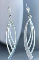 Auktion 367<br>Paar Silber Ohrh&auml;nger-925- H-5 cm, 4,8 gr