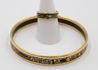 Auktion 367<br>Ring und Armreif dieser gemarkt "Michaela Frey Team", ca. RG 57, D-6,7cm