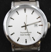 Auktion 367<br>Thyssenkrupp Steel Europe Armbanduhr , Quartzwerk, guter Zustand, ca. D-3,9cm