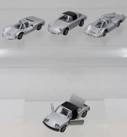 Auktion 367 / Los 12053 <br>4x div. M&auml;rklin-Porsche-Modelle, gute Erhaltungen, ca. L-11cm