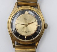 Auktion 367<br>Vintage-Armbanduhr,Condor, Handaufzug, Werk steht, Tragespuren, D-3,5cm