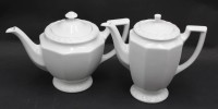 Auktion 367<br>Kaffee-und Teekanne "Rosenthal" Maria weiss, H-max. 20 cm