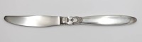 Auktion 370<br>Menuemesser, Georg Jensen, Cactus, Sterlinggriff, L-23cm