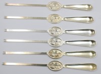 Auktion 367<br>6x Hummergabeln aus Alpacca .