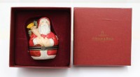 Auktion 367<br>Weihnachtsdose, Villeroy &amp; Boch, orig. Schachtel, ca. H-9cm