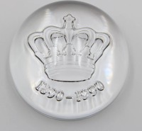 Auktion 367 / Los 10040 <br>Paperweight, Krone, ca. D-9cm