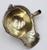 Auktion 367<br>Kellen-Laffe, um 1900, Silber (gepr.), 35,6gr., 11,5 x 10cm