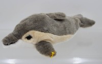 Auktion 367<br>Delfin, Steiff, Knopf und Fahne, L-32cm