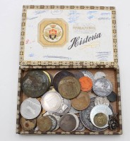 Auktion 367 / Los 6039 <br>unsortiertes Konvolut div. Medaillen, wohl auch Silber bei, ab ca. 1900