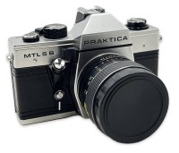 Auktion 367<br>Praktica MTL 5B Kamera, inkl. Objektiv, Alters &amp; Gebrauchsspuren