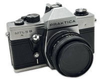 Auktion 367<br>Praktica MTL 5 Kamera, inkl. Objektiv, Alters &amp; Gebrauchsspuren