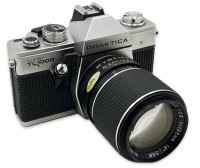 Auktion 367<br>Praktica Super TL1000 Kamera, inkl. Objektiv, Alters &amp; Gebrauchsspuren