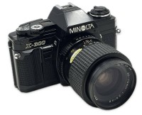 Auktion 367<br>Minolta X.300 Kamera, inkl. Objektiv, Alters &amp; Gebrauchsspuren