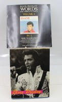 Auktion 367<br>2x Literatur &uuml;ber Elvis Presley, um 1989