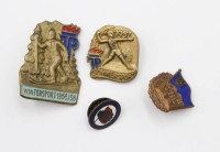 Auktion 367<br>4x Kleinabzeichen, DDR, Sport, 50er Jahre
