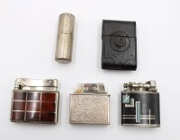 Auktion 367<br>5x div. alte Feuerzeuge, Funktionen nicht gepr&uuml;ft