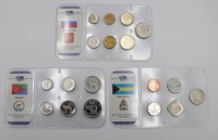 Auktion 367 / Los 6041 <br>3x div. Kursm&uuml;nzs&auml;tze, Bahamas, Eritrea u. Russland,