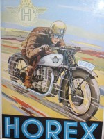 Auktion 367<br>Werbeplakat, HOREX, ca. 70 x 50cm