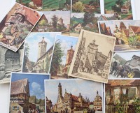 Auktion 368<br>Konvolut div. Ansichtskarten, ungelaufen