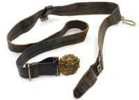 Auktion 368<br>Marineoffizier-G&uuml;rtel mit Dolchgeh&auml;nge und Koppelschloss, Belgien