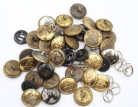 Auktion 368<br>Konvolut div. Uniformkn&ouml;pfe, &auml;lter