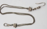 Auktion 368 / Los 2005 <br>fr&uuml;he Uhrenkette, Silber gepr., 11,6gr., ca. L-33cm,