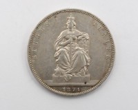 Auktion 368 / Los 6009 <br>Preu&szlig;ischer Siegestaler von 1871, 18,3gr., D-3,5cm