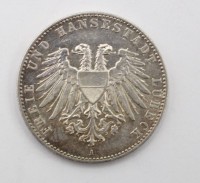Auktion 368 / Los 6014 <br>2 Mark-Silberm&uuml;nze der Freien und Hansestadt L&uuml;beck, 1901, 11gr., D-2,8cm