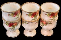 Auktion 368<br>6x Eierbecher"Royal Albert" Old Country Roses