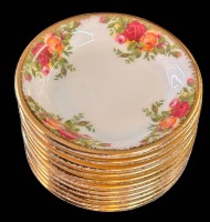 Auktion 368 / Los 8015 <br>11 kl. Ablage-Sch&auml;lchen "Royal Albert" Old Country Roses, D-9,5 cm