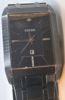 Auktion 368 / Los 2009 <br>Fossil Unisex Armbanduhr - FS4410 Chronometer, Edelstahl, D-33 mm, nicht gepr&uuml;ft