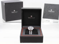 Auktion 368 / Los 2021 <br>Tag Heuer DAU Formula 1 mit Brillantenkranz, gut erhalten, Werk l&auml;uft, Kasten und Papiere