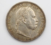 Auktion 368 / Los 6029 <br>1 Vereinsthaler 1866, Wilhelm, K&ouml;nig von Preussen