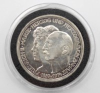 Auktion 368 / Los 6039 <br>3 Mark 1914, DR, Herzog und Herzogin von Anhalt