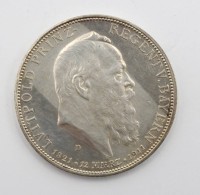 Auktion 368<br>5 Mark 1911, Luitpold von Bayern