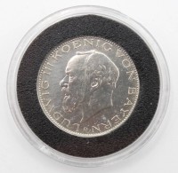 Auktion 368<br>3 Mark 1914, Ludwig III, K&ouml;nig von Bayern, boxed